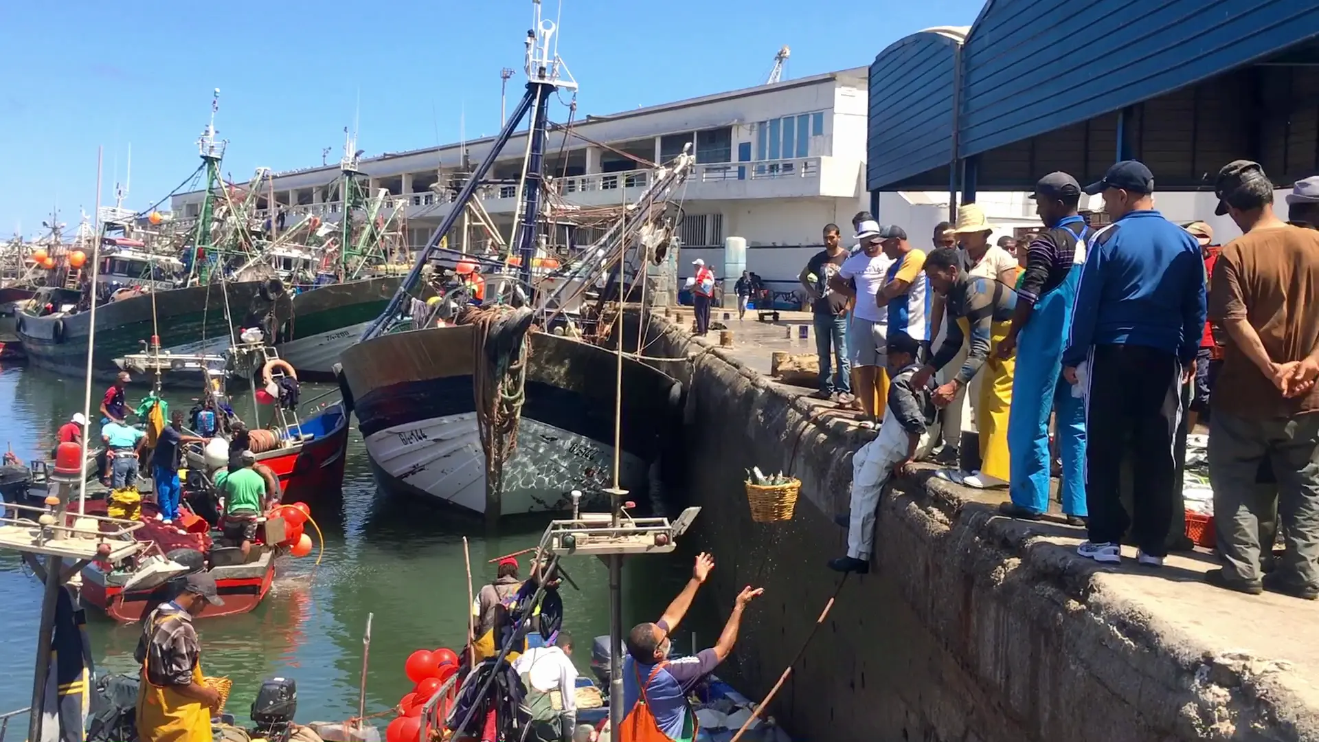 Port de Casablanca, Maroc.