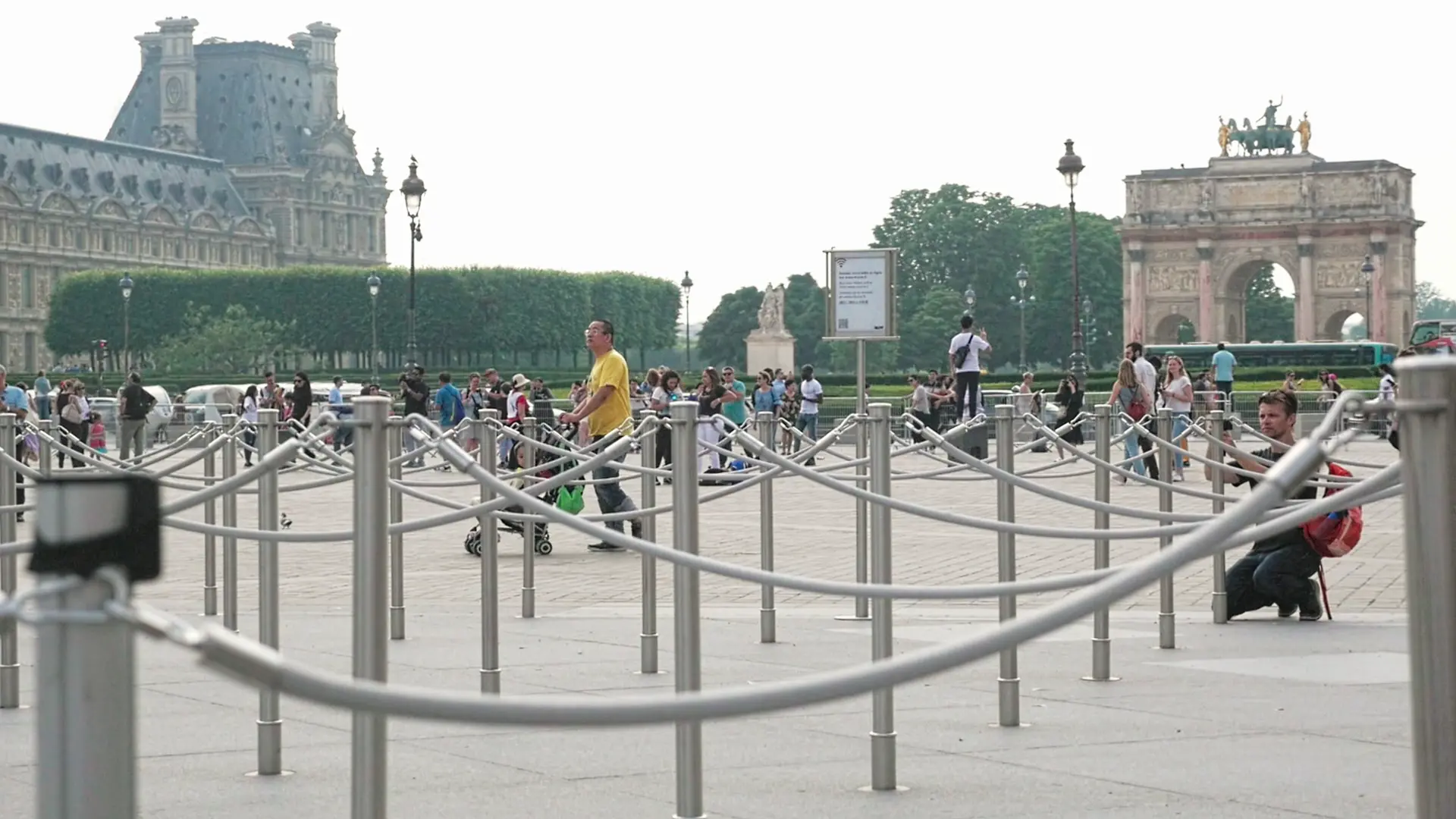 Place du Carrousel du Louvre, Paris 1er.