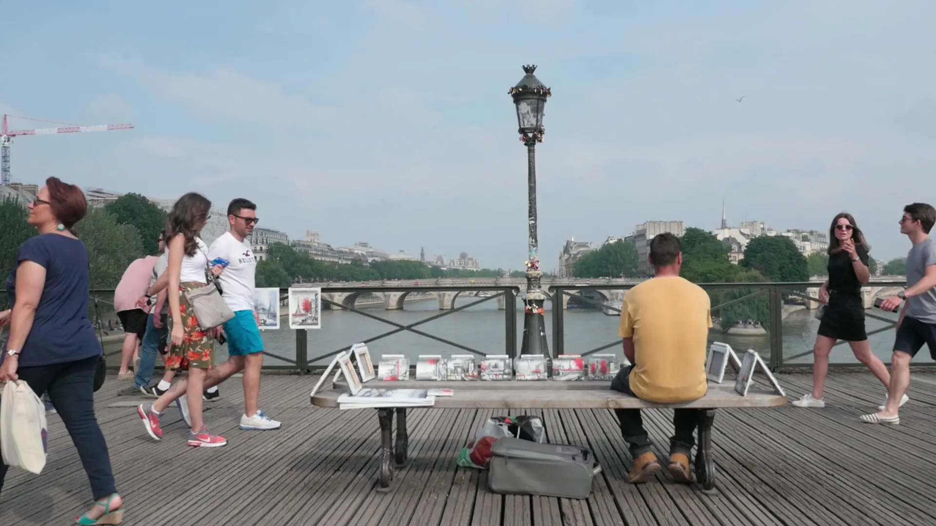 Pont des Arts, Paris 8e.